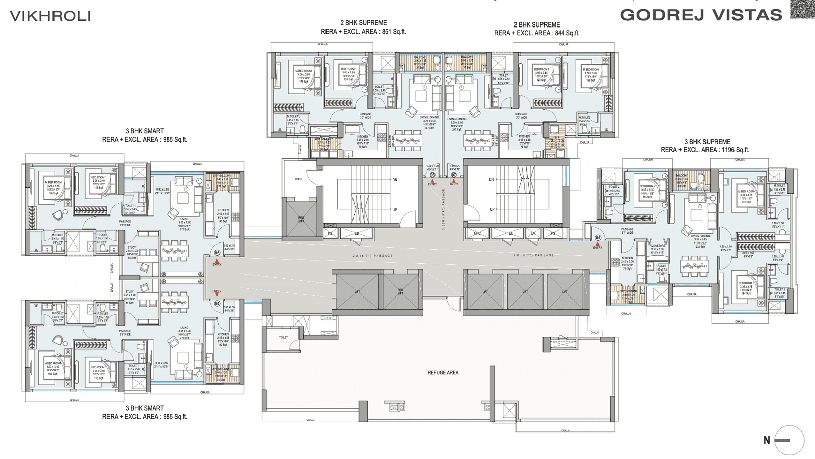 Floor Plan Godrej Vista 5