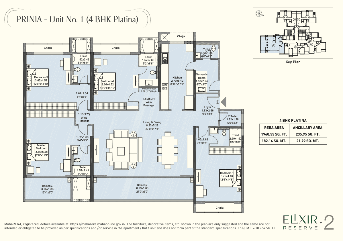 L&T Elixir Reserve floor plan 1