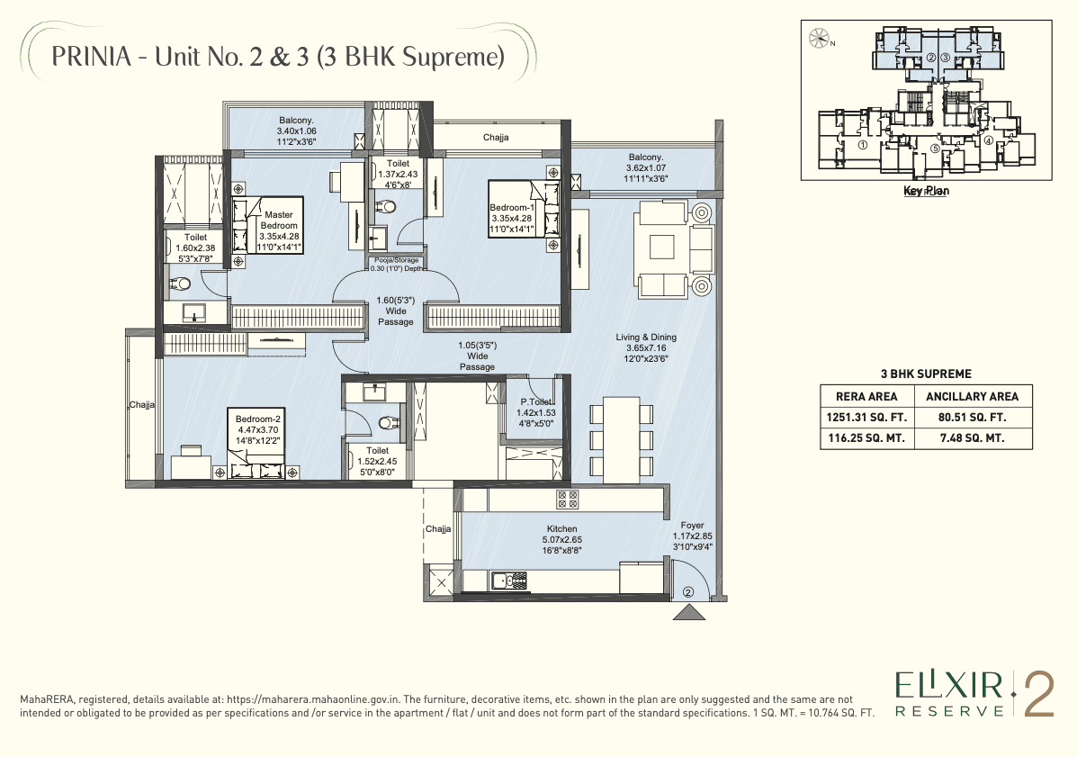 L&T Elixir Reserve floor plan 2