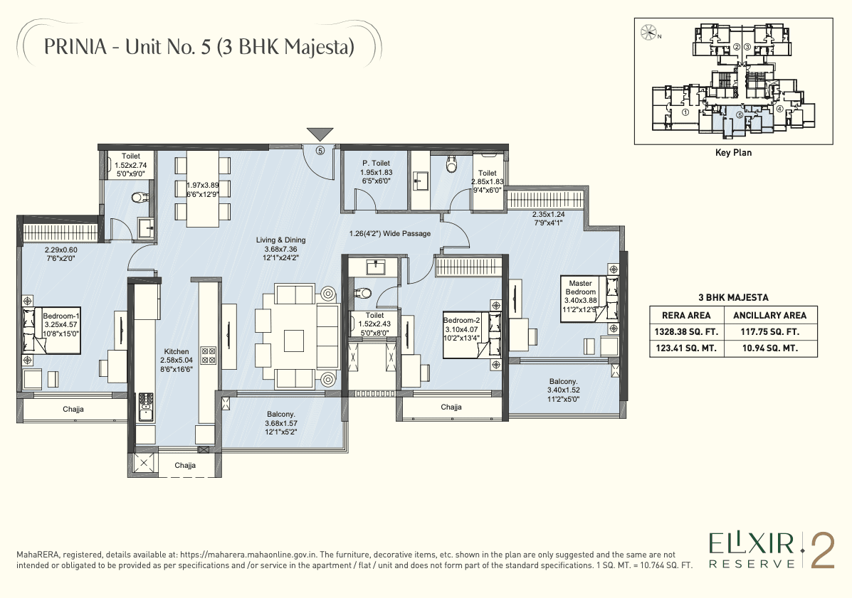 L&T Elixir Reserve floor plan 3
