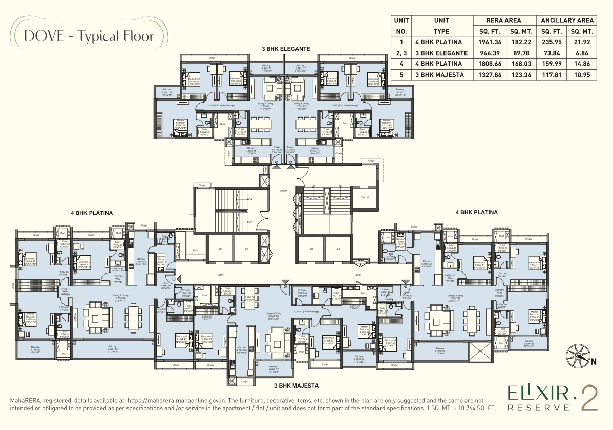 L&T Elixir Reserve floor plan 4