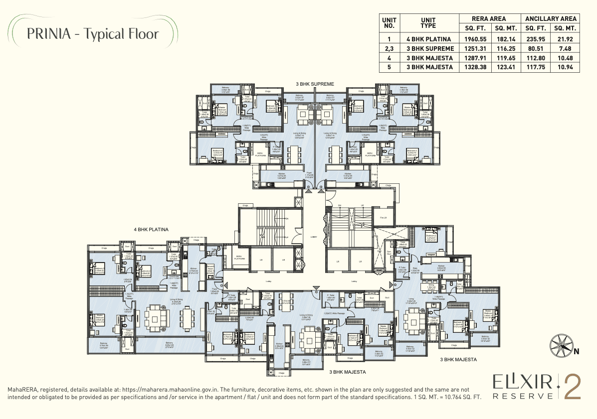 L&T Elixir Reserve floor plan 6