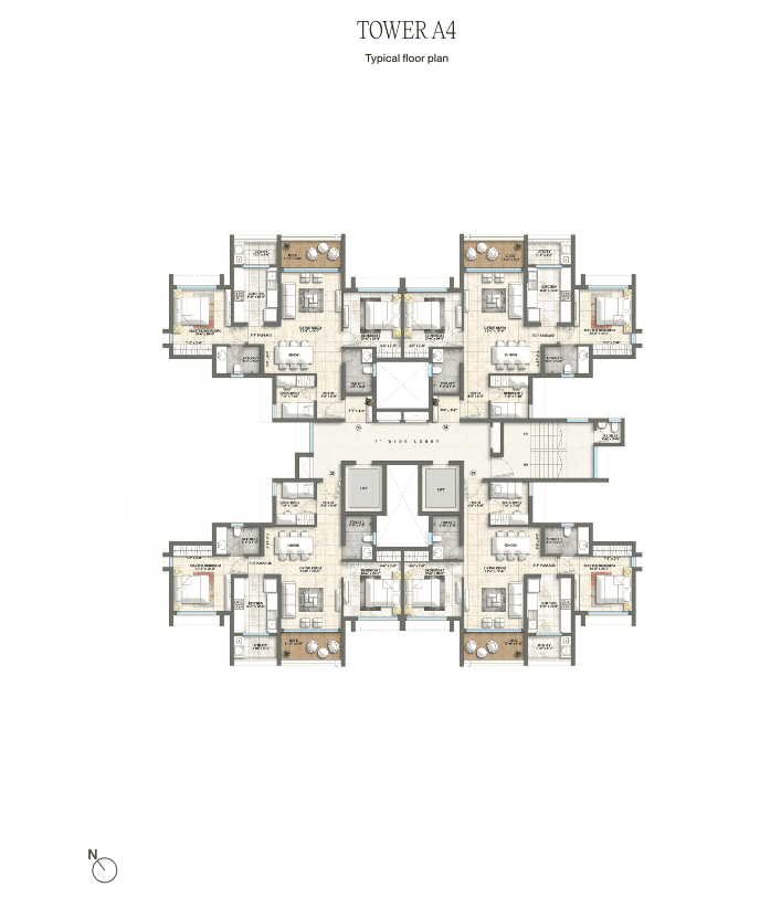 Lodha Riservo floor plan 3